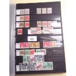 A stockbook of QV-QEII of mint and used stamps of St Kitts, Nevis, Anguilla, Leeward Isles,