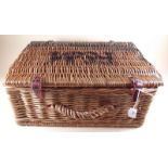 A Fortnum and Mason wicker hamper