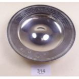 A silver Armada dish - 185g