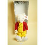 A large Merrythought limited edition Rupert bear - boxed 341