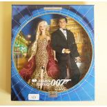 A Harrods Ken and Barbie James Bond 007 boxed pair of dolls