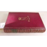 The Life of Wellington by W H Maxwell - published by Bickers 1890 - full red calf with illustrated