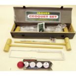 A Jaques Croquet set - boxed