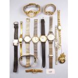 Twelve assorted ladies and gents watches