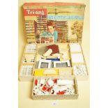 A Triang 'Arkitex' set, boxed and a construction set