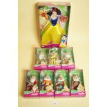 A set of Disney Vivid dwarves and Snow White - all boxed