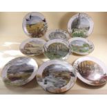 A set of twelve Royal Worcester months of the year plates