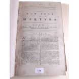 The New Book of Martyrs circa 1830