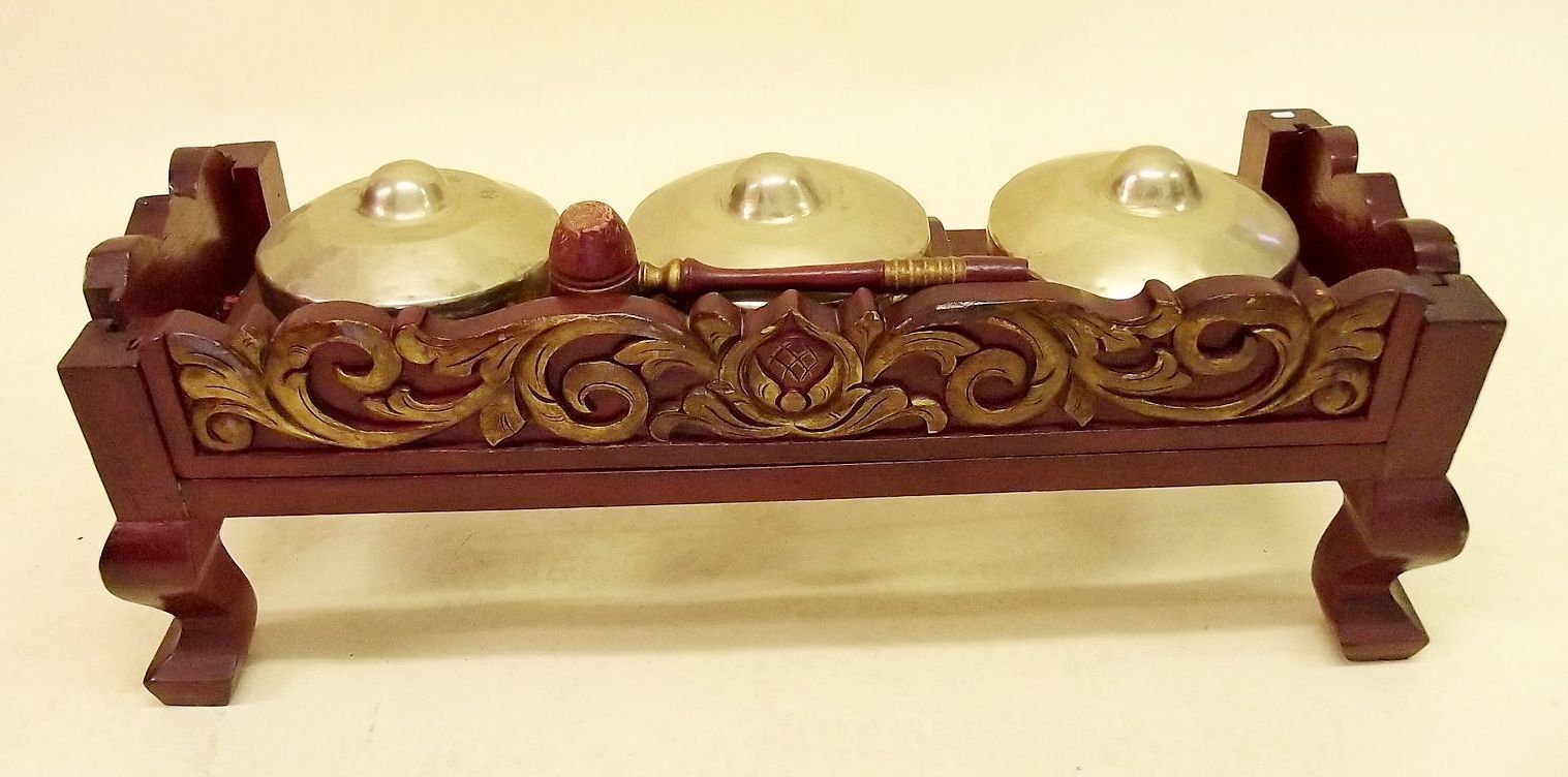 An Indonesian Gamelan percussive instrument - metallophone