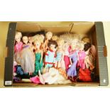 A quantity of Sindy dolls etc