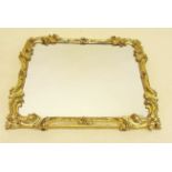 A good 19th century carved wood gilt scrollwork Mechanical Picture or Folio Frame with gilt brass