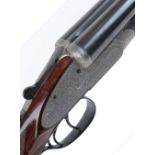 12 bore sidelock ejector by AYA Model XXV, 25 ins chopper lump barrels, ic & 1/4, Churchill rib,