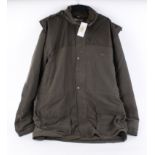 Hoggs, fleece lined weatherproof shooting jacket XXXL, as new