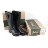 Two pairs Seeland Allround Boots, size 12, boxed as new