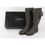 Le Chameau, Country wellingtons, size 9, boxed as new