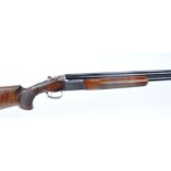 12 bore Browning 525 trap, over and under, ejector, 32 ins barrels, full & 1/2, broad ventilated