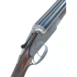 12 bore sidelock ejector by H Atkin, 27 ins barrels inscribed Henry Atkin. 61 Pall Mall, St James'