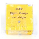 25 x 8 bore Eley Kynoch, 3¼ ins cartridges