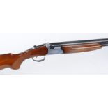 12 bore Sarasketa, over and under, ejector, 28 ins barrels, ¾ & ¼, ventilated rib,76mm chambers,