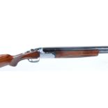 12 bore Lanber, over and under, ejector, 27,1/2 ins barrels, 1/2 & 1/4, broad ventilated rib, 70mm