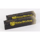 Two 4 x 42 Nikko Stirling Gold Crown scopes - boxed