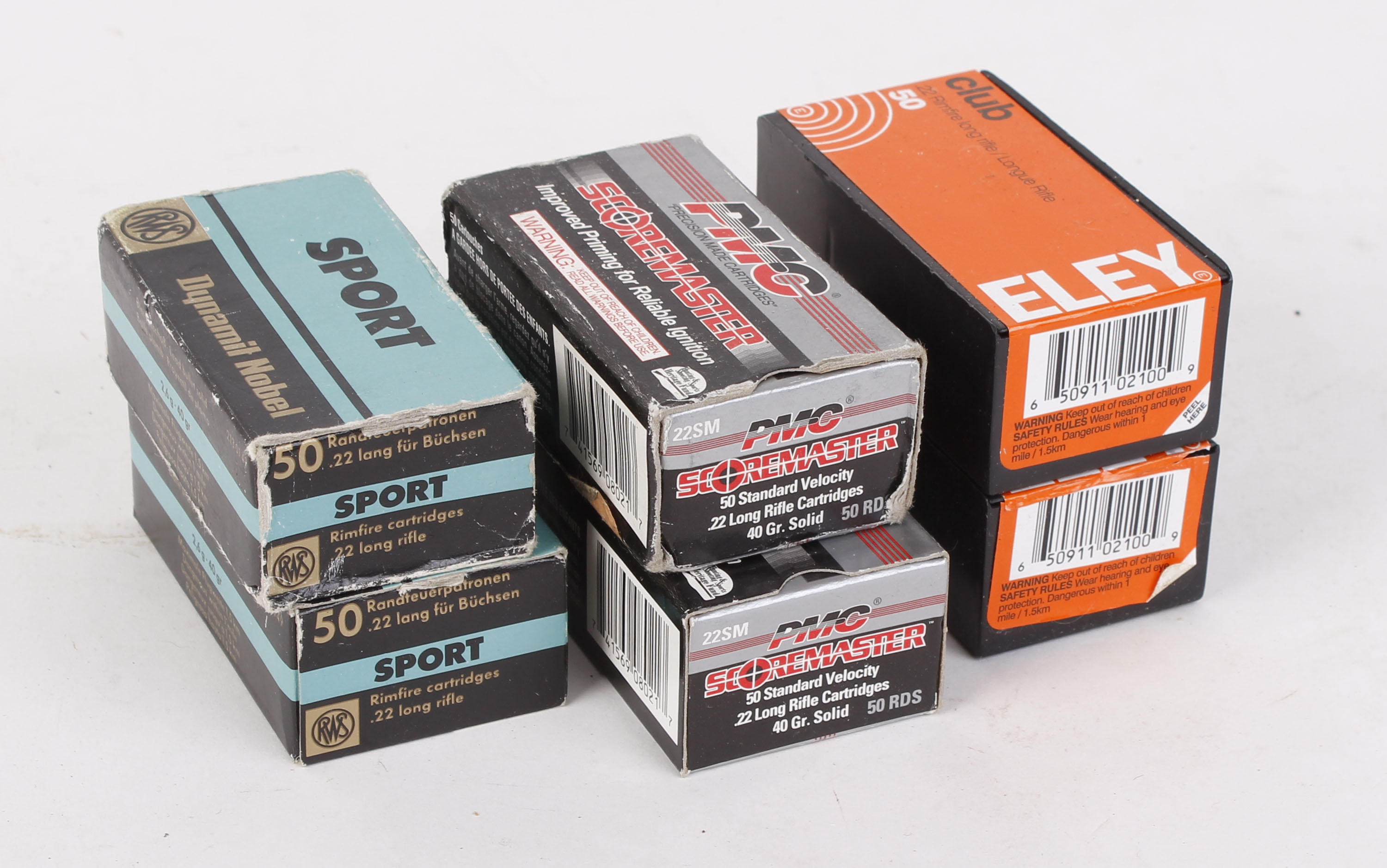 300 x .22 Winchester and CCI, short, HV, HP, and subsonic cartridgesThe Purchaser of these Lots