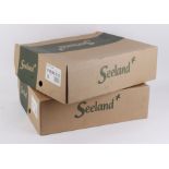 Two pairs Seeland Field Boots, size 12, boxed as new