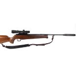 .22 Theoben Elliminator HE System, break barrel air rifle, silencer, Monte Carlo stock, nylon sling,