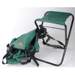 Hi-Gear rucksack and folding canvas seat