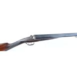 12 bore Darne Halifax, 26 ins barrels, ¾ & full, scroll engraved sliding action, 14¾ ins straight