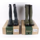 Two pairs Seeland Field Boots, size 9, boxed as new