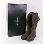 Le Chameau, Country wellingtons, size 10,1/2, boxed as new