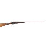 .410 hammer English proof, 28 ins barrels, side lever opening, 14,5/8 ins straight hand stock (