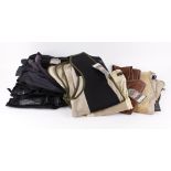 Box of ten various shooting waistcoats, mixed styles colours and sizes