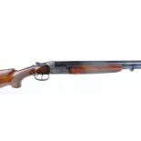 20 bore Sabatti, over and under, ejector, 27,3/4 ins barrels, cyl & cyl, ventilated rib, 70mm