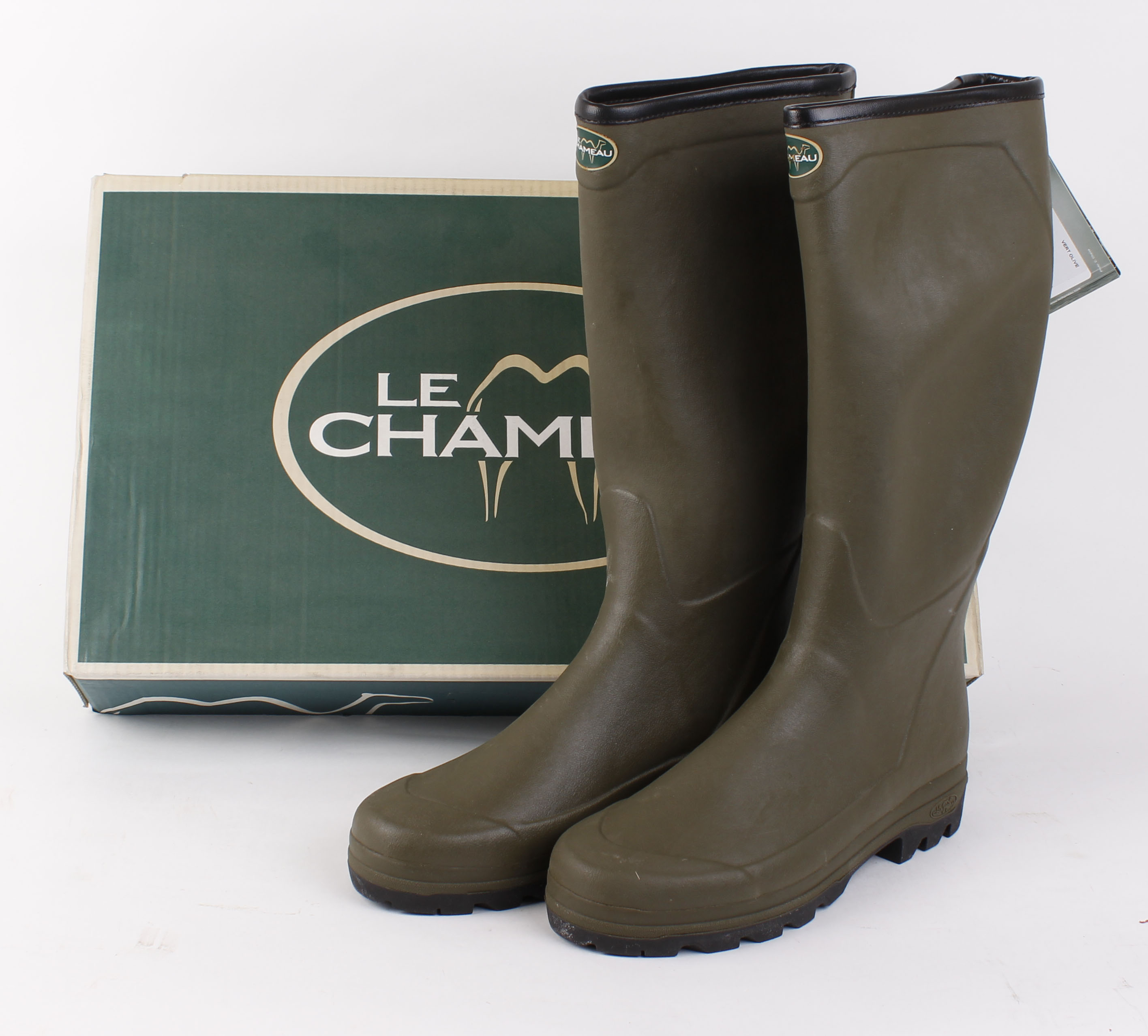 Le Chameau, Country wellingtons, size 10,1/2, boxed as new