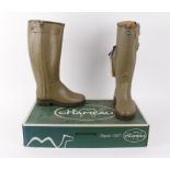 Le Chameau, Gents leather lined wellingtons, size 6,1/2, boxed as new