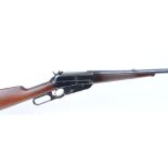 .30-40 (Krag) Winchester 1895, c.1898, 28 ins barrel marked 30 US, factory fitted Lyman 21