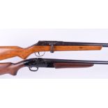 12 bore Belgian bolt action, 31 ins half stocked barrel, cyl choke, 15 ins stock, no. 1876; 12