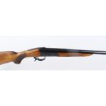 12 bore Baikal, 28 ins full choke barrel, 13,3/4 ins extended semi pistol grip stock, no.24949The