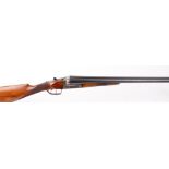12 bore boxlock non ejector by Barbar, 28 ins barrels, 1/2 & full, 70mm chambers, treble grip