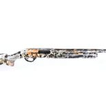 12 bore Hatsan Escort Camo, semi automatic, 3 shot, 28 ins multi choke barrel, ventilated rib,