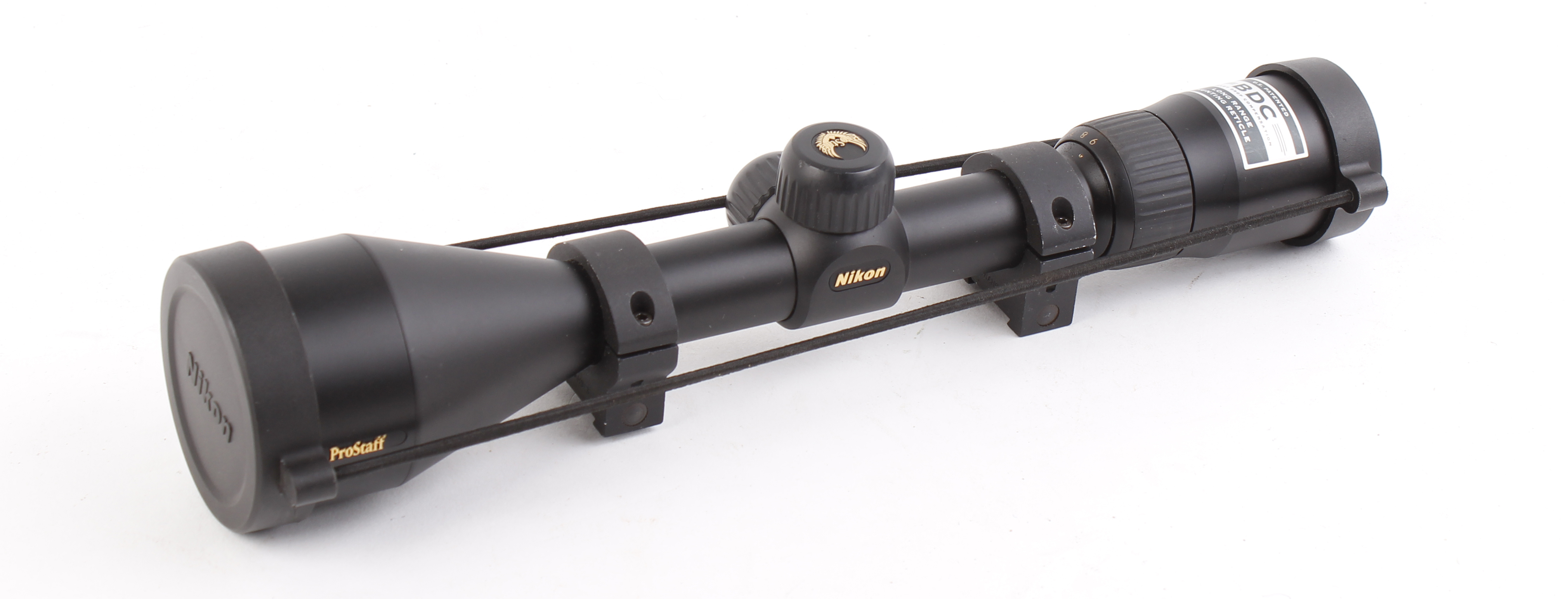 3-9 x 50 Nikon Pro Staff rifle scope with quick release mounts