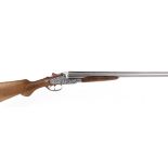 12 bore sidelock ejector, Spanish, 28 ins barrels,1/2 & full, 2,3/4 ins chambers, polished