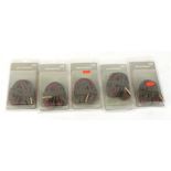 Five Jack Pyke Snaky shotgun cleaners in blister packs