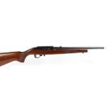 .22 Ruger Model 10/22 semi automatic rifle, 16 ins three quarter stocked carbine barrel threaded for