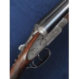 12 bore sidelock ejector by Watts, 29 ins barrels inscribed London Sporting Park Ltd. The Watts Gun,