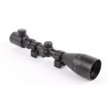3-9 x 50 Richter Optik illuminated rifle scope with mounts