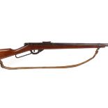 BB (.177) Daisy No.40 Military Model tin plate underlever air rifle, open sights
