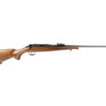 .22 BRNO Model 2 E-H bolt action rifle, 24 ins threaded barrel, no. 467454 nb. no bolt or